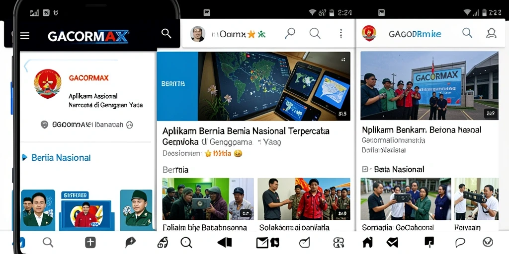 Tampilan antarmuka GACORMAX yang modern dan interaktif.
