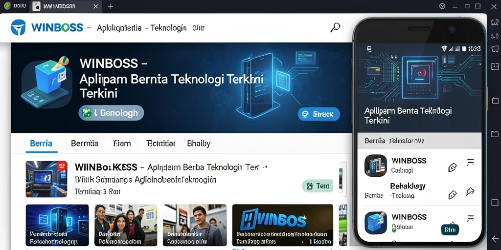 Antarmuka aplikasi WINBOSS yang modern dan informatif.