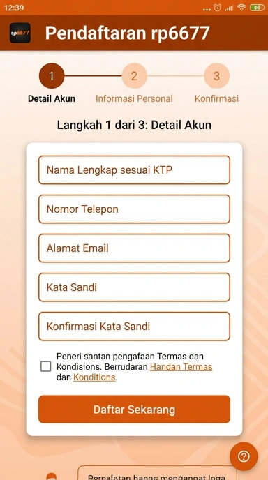 Cara Mudah Registrasi Akun rp6677 untuk Pengguna Baru